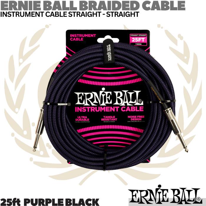 ERNIE BALL Braided Straight to Straight Instrument Kabel Jack