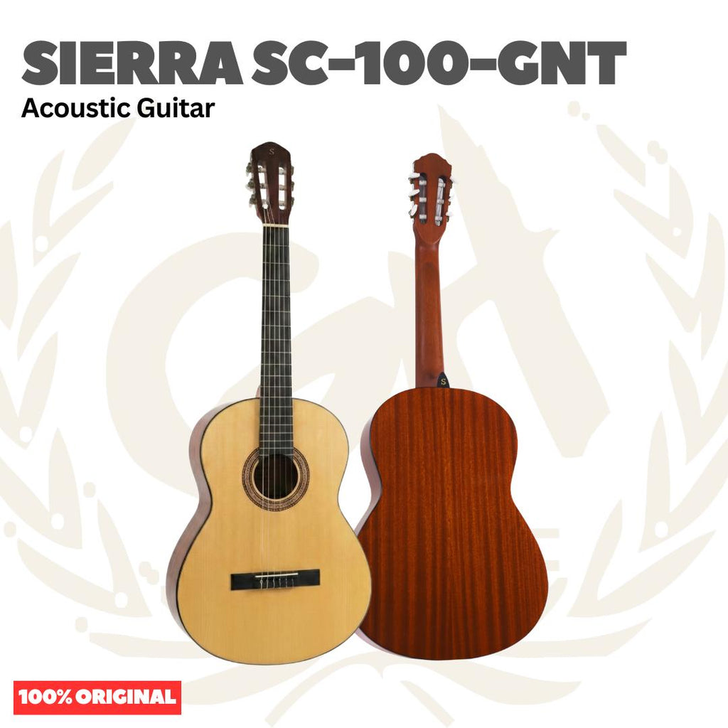 SIERRA SC-100-GNT Classic Acoustic Guitar - Gitar Klasik Akustik