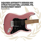 SQUIER AFFINITY SERIES HH STRATOCASTER ELECTRIC GUITAR - GITAR LISTRIK ELEKTRIK ORIGINAL
