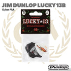 Jim Dunlop Lucky 13B AST Guitar Pick - Pick Gitar Bass Isi 6