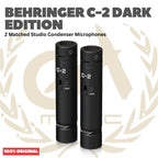 Behringer C-2 Dark Edition 2 Matched Studio Condenser Microphones - Mic Kondenser C2 Mik Kondensor Sepasang Original Asli
