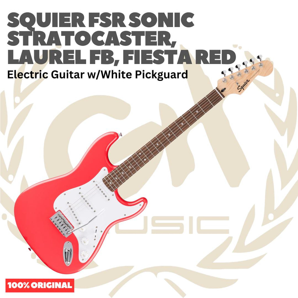 SQUIER FSR SONIC Stratocaster Electric Guitar | Gitar Elektrik Listrik