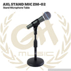 AXL Stand Microphone Table Holder ZM-02 - Stand Mic Meja