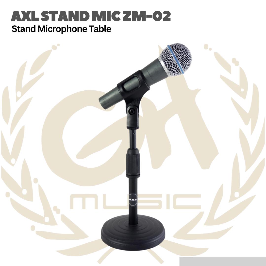 AXL Stand Microphone Table Holder ZM-02 - Stand Mic Meja