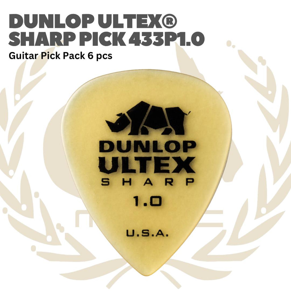 Dunlop Ultex Sharp Guitar Pick Pack 6 pcs - Pick Gitar