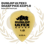 Dunlop Ultex Sharp Guitar Pick Pack 6 pcs - Pick Gitar