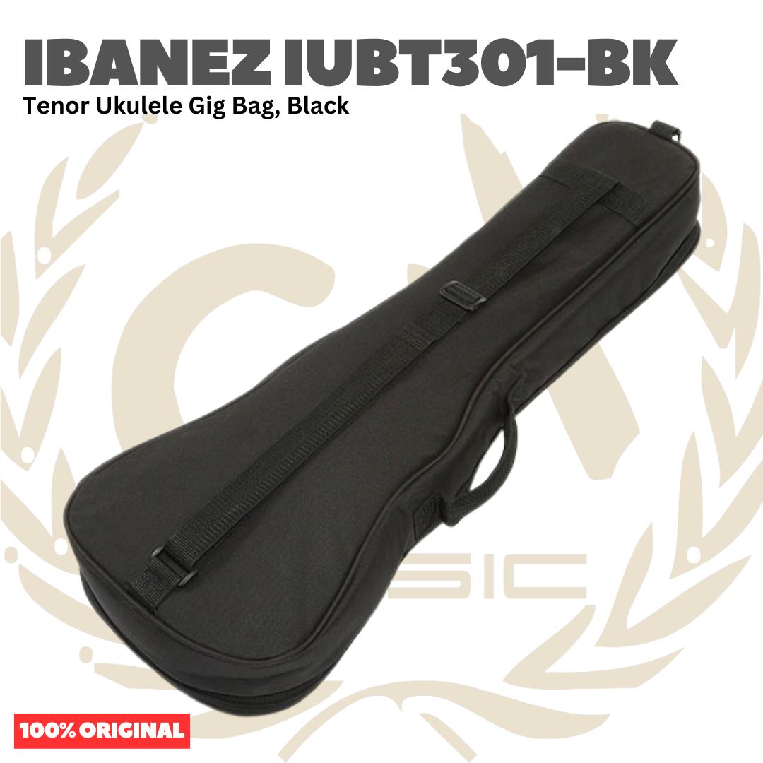 Ibanez IUBT301-BK Gig bag for Tenor Ukulele - Tas Ukulele Tenor Original Asli
