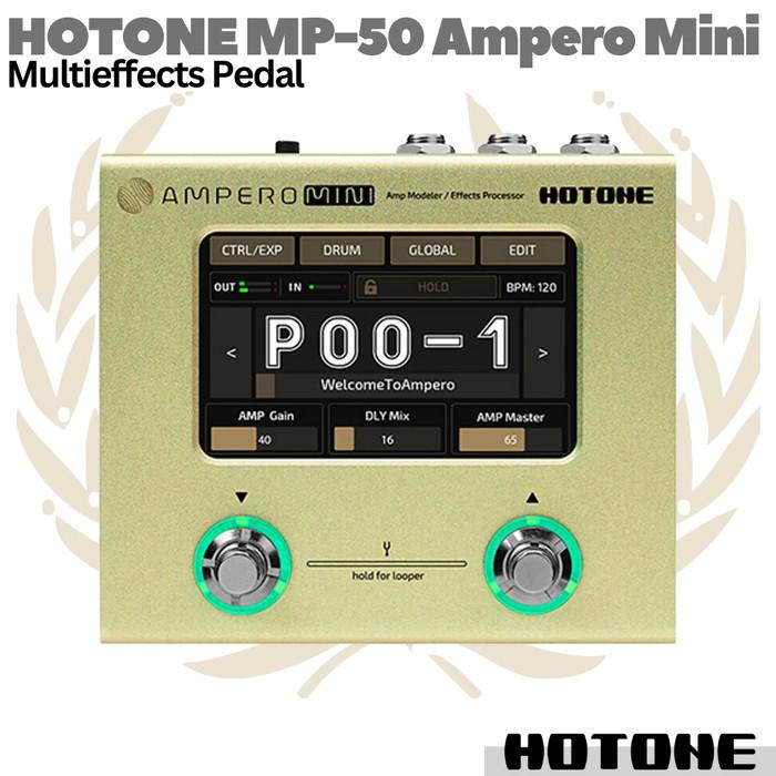 HOTONE MP50 Ampero Mini Multi effects Pedal | Efek Gitar Multieffect