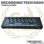 Recording Tech H800 - 8 Channel Stereo Headphone Amplifier Splitter