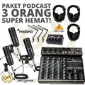 PAKET PODCAST 3 ORANG MURAH BERKUALITAS PM360 / BM800 + RT ELEGANT 6
