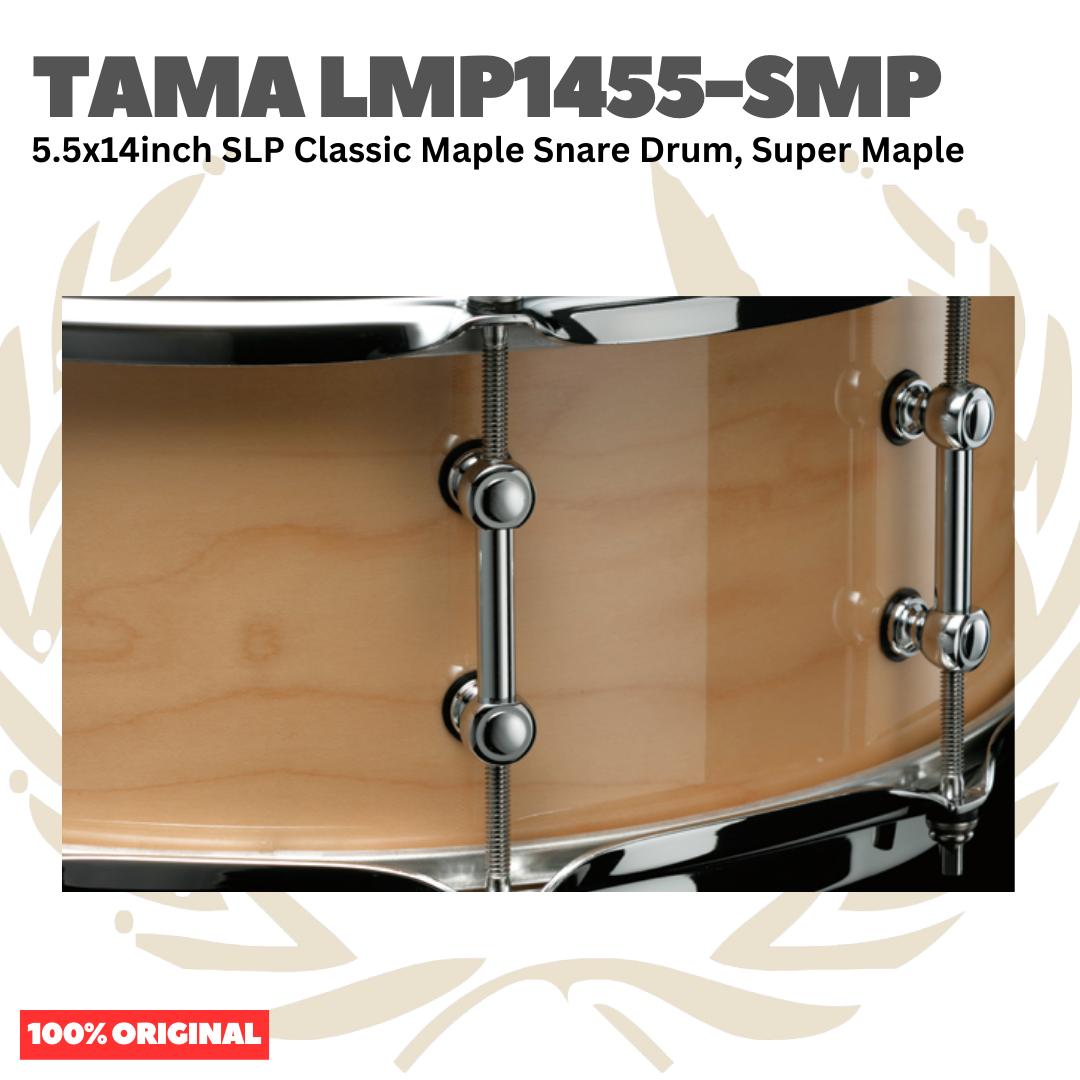 TAMA LMP1455-SMP 5.5x14inch SLP Classic Maple Snare Drum, Super Maple