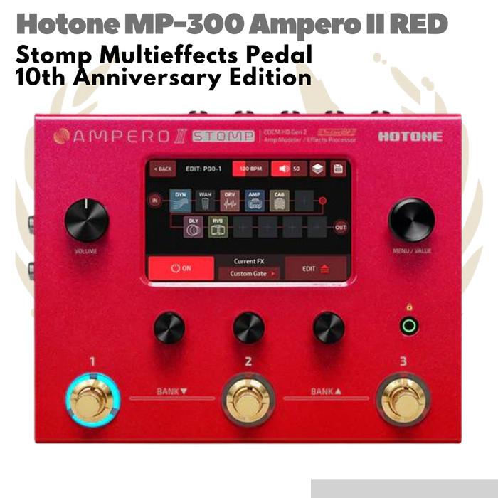 Hotone 10th Anniversary MP300 Ampero II Stomp Multi FX | Efek Gitar