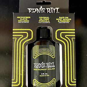 ERNIE BALL 4222 Pembersih Instrument Polish with Microfiber Cloth | Pembersih Gitar Bass