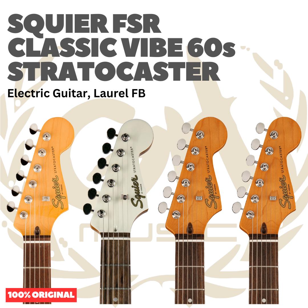 SQUIER FSR Classic Vibe 60s Stratocaster Electric Guitar - Gitar Listrik Elektrik Original Asli
