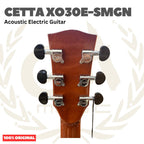 Cetta XO30E-SMGN Acoustic Electric Guitar - Gitar Akustik Elektrik dengan Preamp XO-30E-SMGN