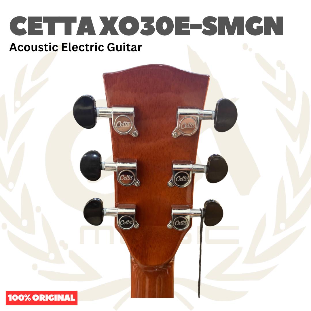 Cetta XO30E-SMGN Acoustic Electric Guitar - Gitar Akustik Elektrik dengan Preamp XO-30E-SMGN