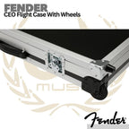 Fender CEO Flight Case w/ Wheels - Hardcase Koper Gitar Pesawat
