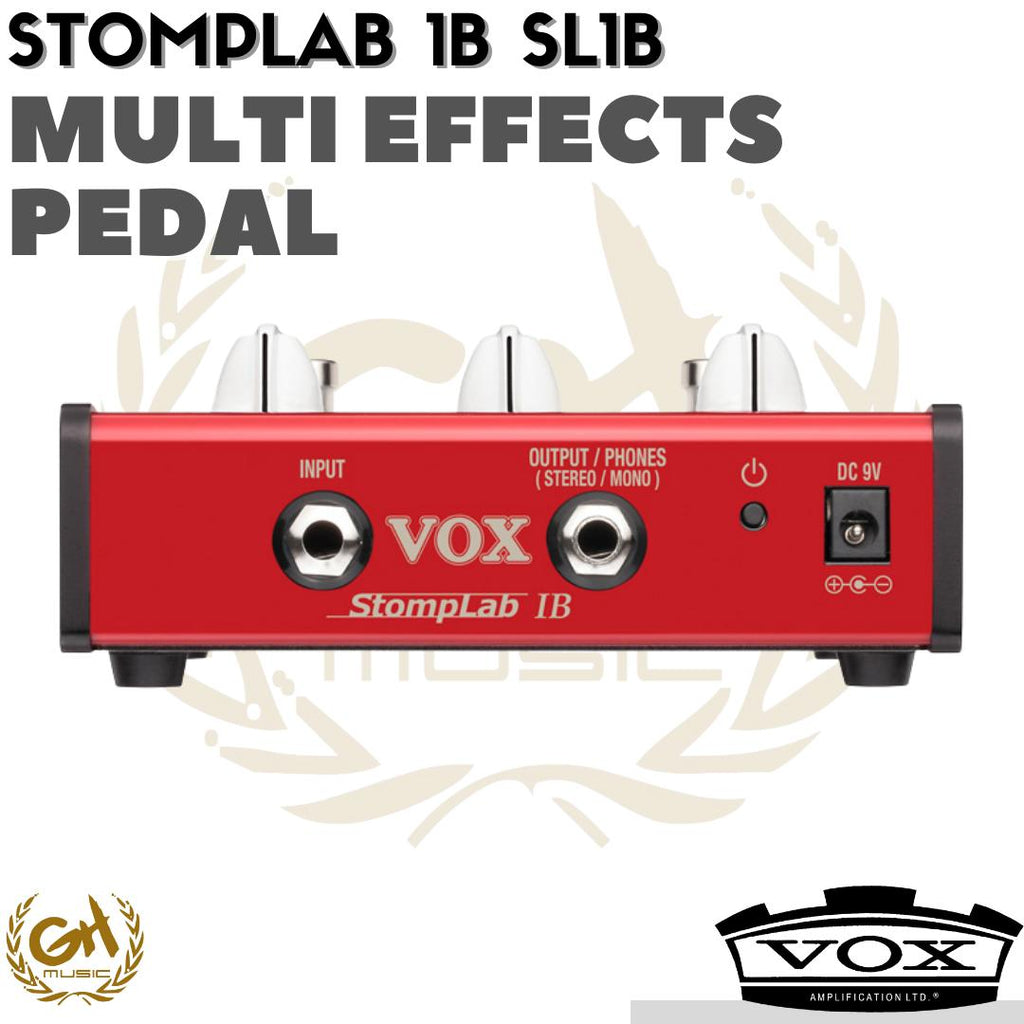 VOX STOMPLAB 1B BASS MULTI EFFECTS PEDAL - PEDAL BASS MULTI EFEK