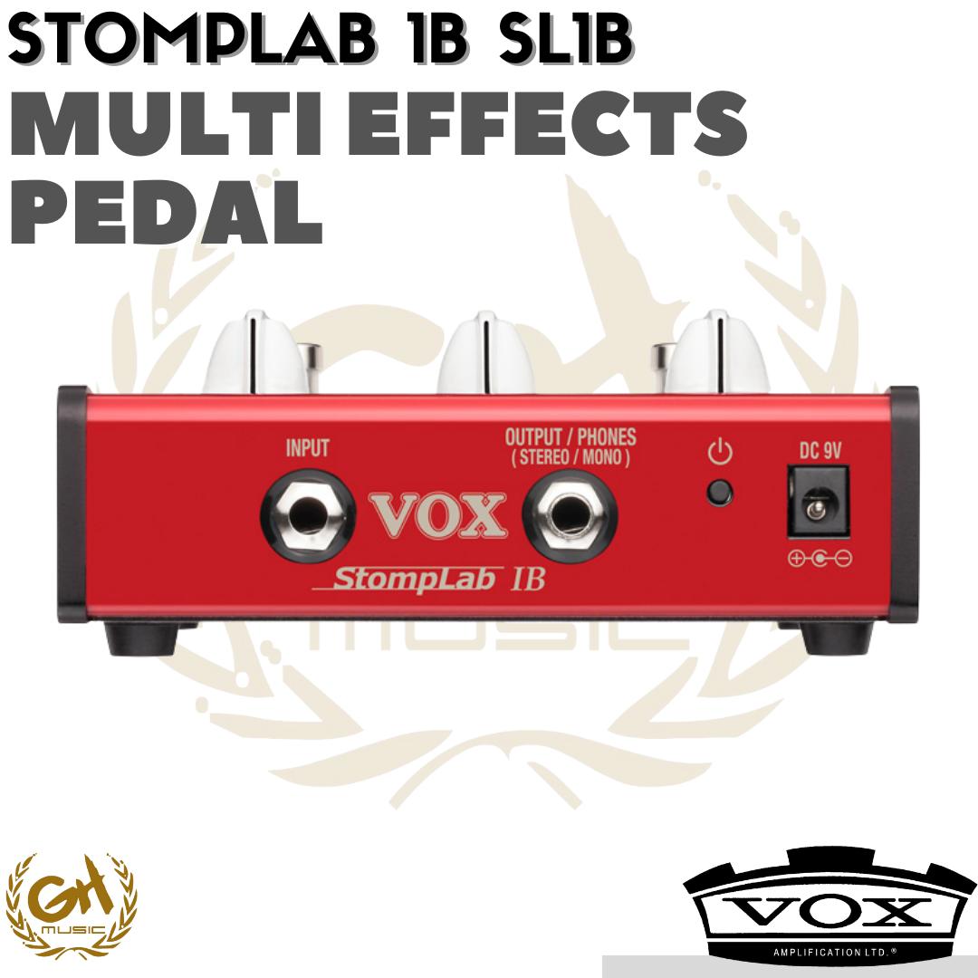 VOX STOMPLAB 1B BASS MULTI EFFECTS PEDAL - PEDAL BASS MULTI EFEK