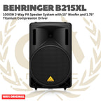 Behringer B215XL 1000W 2-Way PA Speaker System with 15" Woofer and 1.75" Titanium Compression Driver - Speaker Pasif 1000 watt 15inch Original Asli