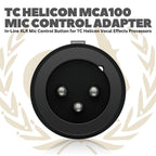 TC Helicon - MCA100 Mic Control Adapter - MCA 100 Adaptor Mik MCA-100 Microphone Adapter XLR