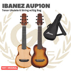 Ibanez AUP10N Tenor Ukulele 6 String w/Gig Bag - Gitar Lele