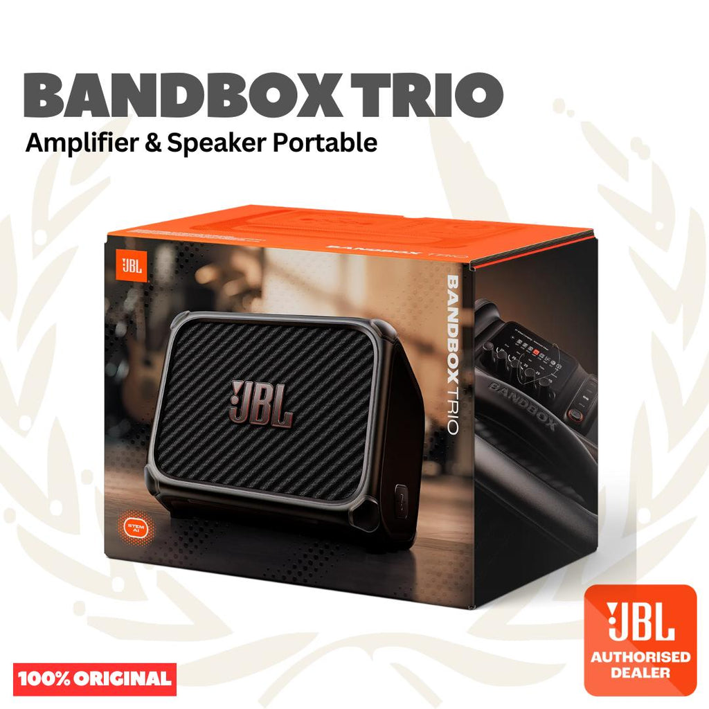 JBL Bandbox Trio Amplifier & Speaker Portable - Speaker Ampli Portabel Gitar Bass