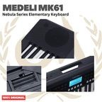 MEDELI MK61 61-Keys Nebula Series Elementary Keyboard Portable - MK 61 Keyboard Original Asli