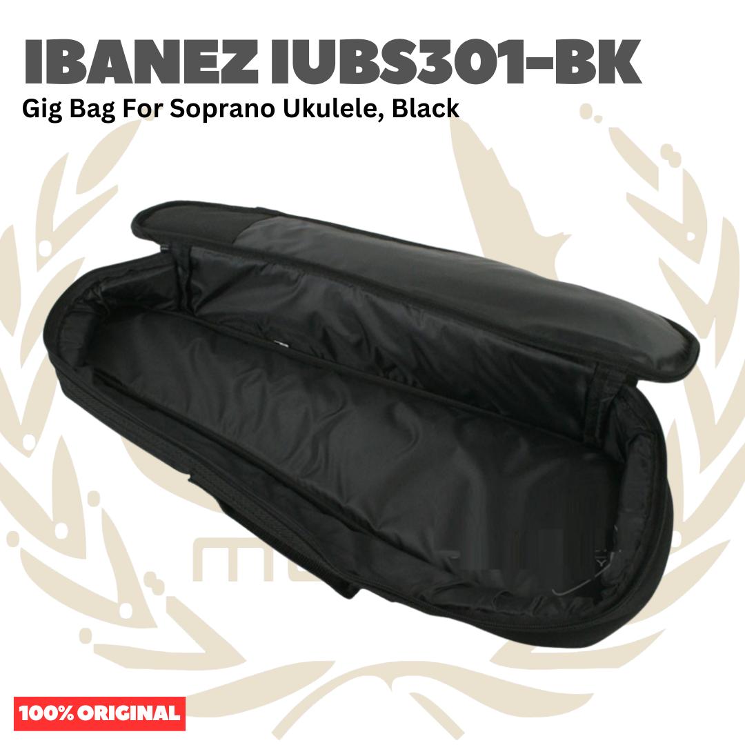 Ibanez IUBS301-BK Gig Bag For Soprano Ukulele - Tas Ukulele