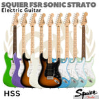 SQUIER FSR SONIC HSS Stratocaster Electric Guitar | Gitar Elektrik