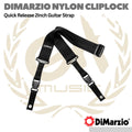 DiMarzio DD2200 Nylon ClipLock Quick Release 2Inch Guitar Strap