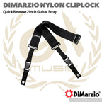 DiMarzio DD2200 Nylon ClipLock Quick Release 2Inch Guitar Strap