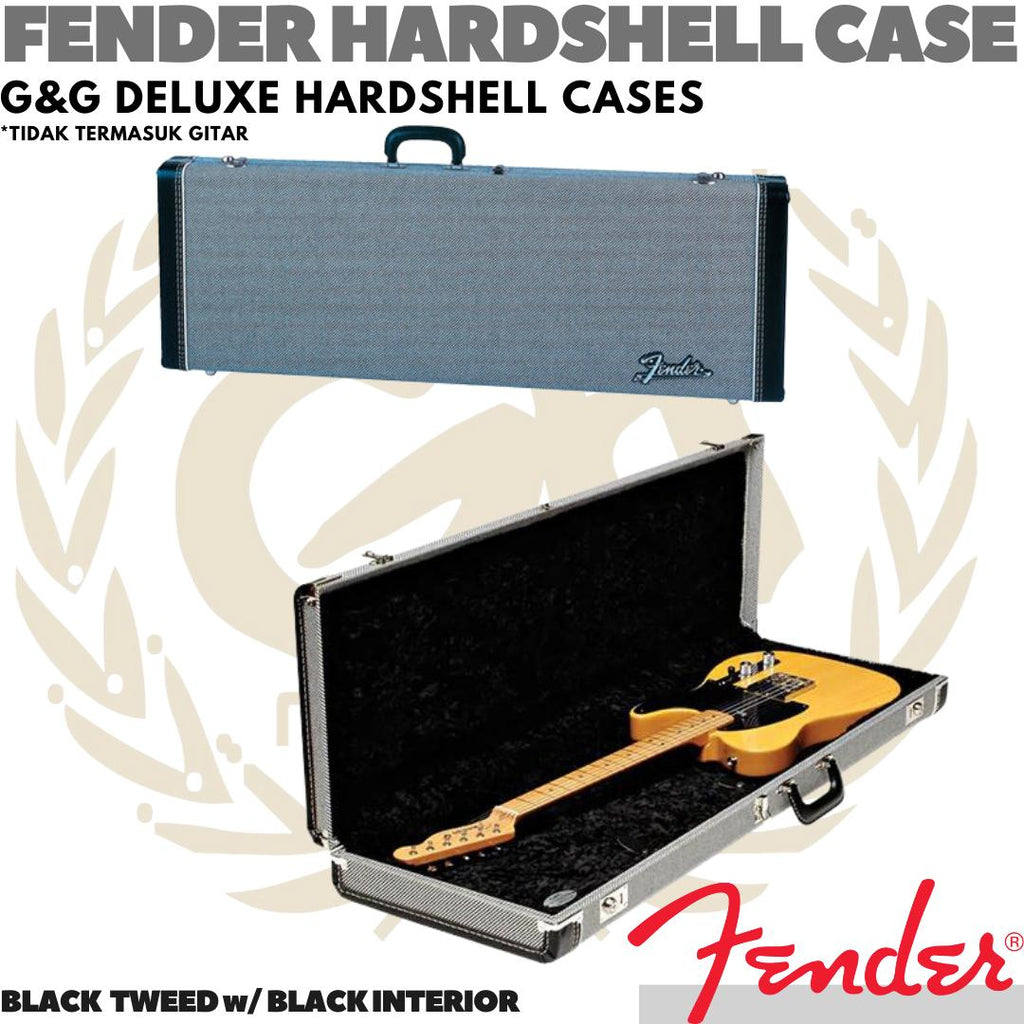 FENDER G&G Deluxe Case Strat Tele - Kotak Penyimpanan Gitar Hardcase