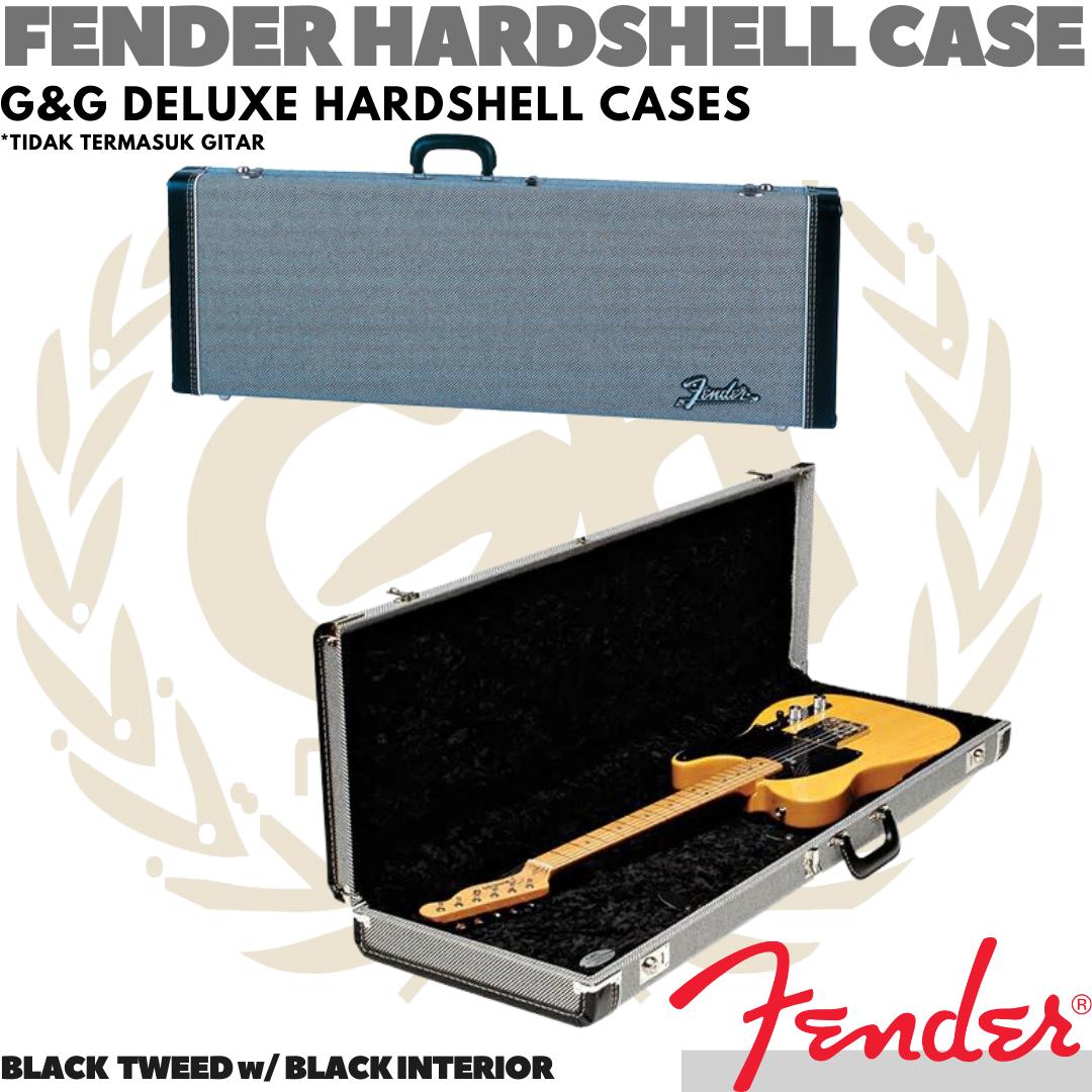 FENDER G&G Deluxe Case Strat Tele - Kotak Penyimpanan Gitar Hardcase