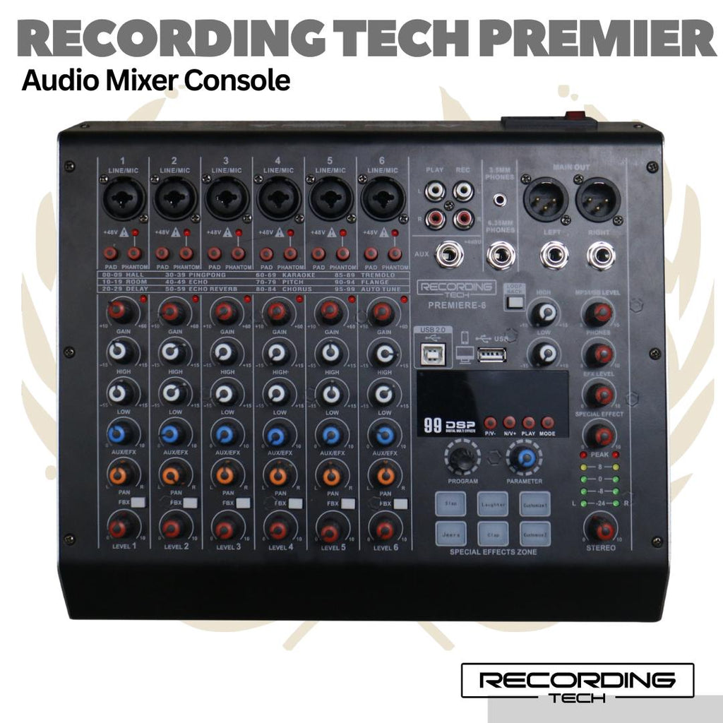 RECORDING TECH PREMIERE-4 Audio Mixer Console | Premiere4