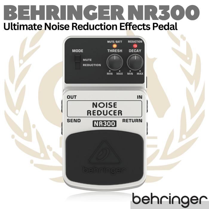 BEHRINGER NR300 Noise Reduction Effects Guitar Pedal | Reducer Efek