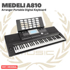 MEDELI A810 61-Keys Arranger Portable Digital Keyboard - A-810 Keyboard Original Asli