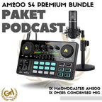 MAONO AU-AM200S4 PREMIUM MIC BUNDLE PODCAST, RECORDING