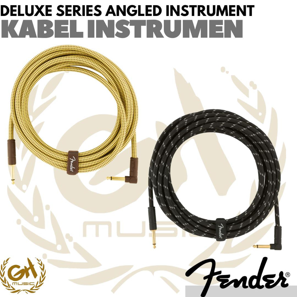 Fender Deluxe Series Angled Instrument Cable - KABEL INSTRUMEN