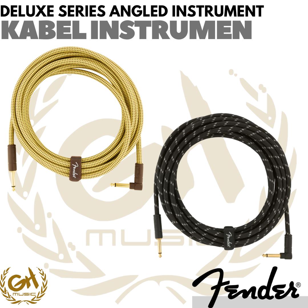 Fender Deluxe Series Angled Instrument Cable - KABEL INSTRUMEN
