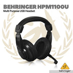 Behringer HPM1100U Multi-purpose USB Headset - Headphone Mic