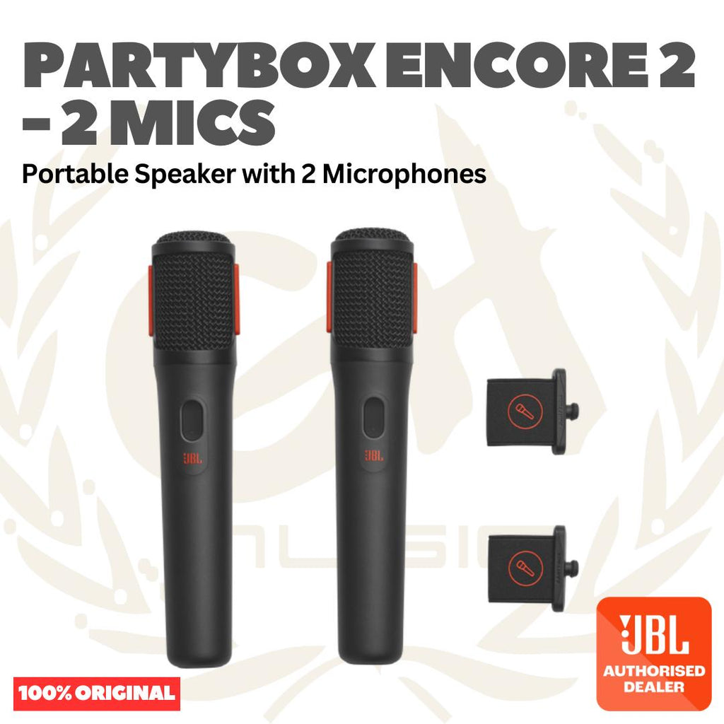JBL PartyBox Encore 2 Portable Speaker with 2 Microphones - Speaker Portabel dengan 2 Mic