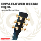 Enya Flower Ocean EQ Acoustic Guitar - Gitar Akustik