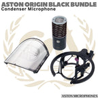 ASTON ORIGIN BUNDLE & BLACK BUNDLE Large Diaphragm Studio Condenser Microphone (made in UK)