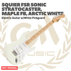 SQUIER FSR SONIC Stratocaster Electric Guitar | Gitar Elektrik Listrik
