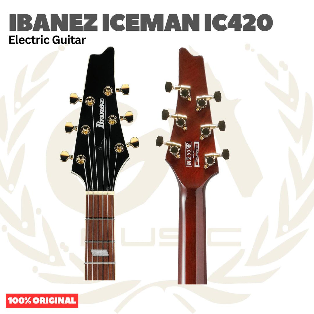 Ibanez Iceman IC420 Electric Guitar w/IC Bag | Gitar Elektrik Original