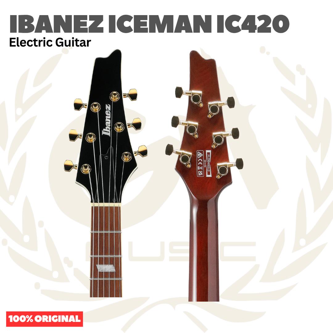 Ibanez Iceman IC420 Electric Guitar w/IC Bag | Gitar Elektrik Original
