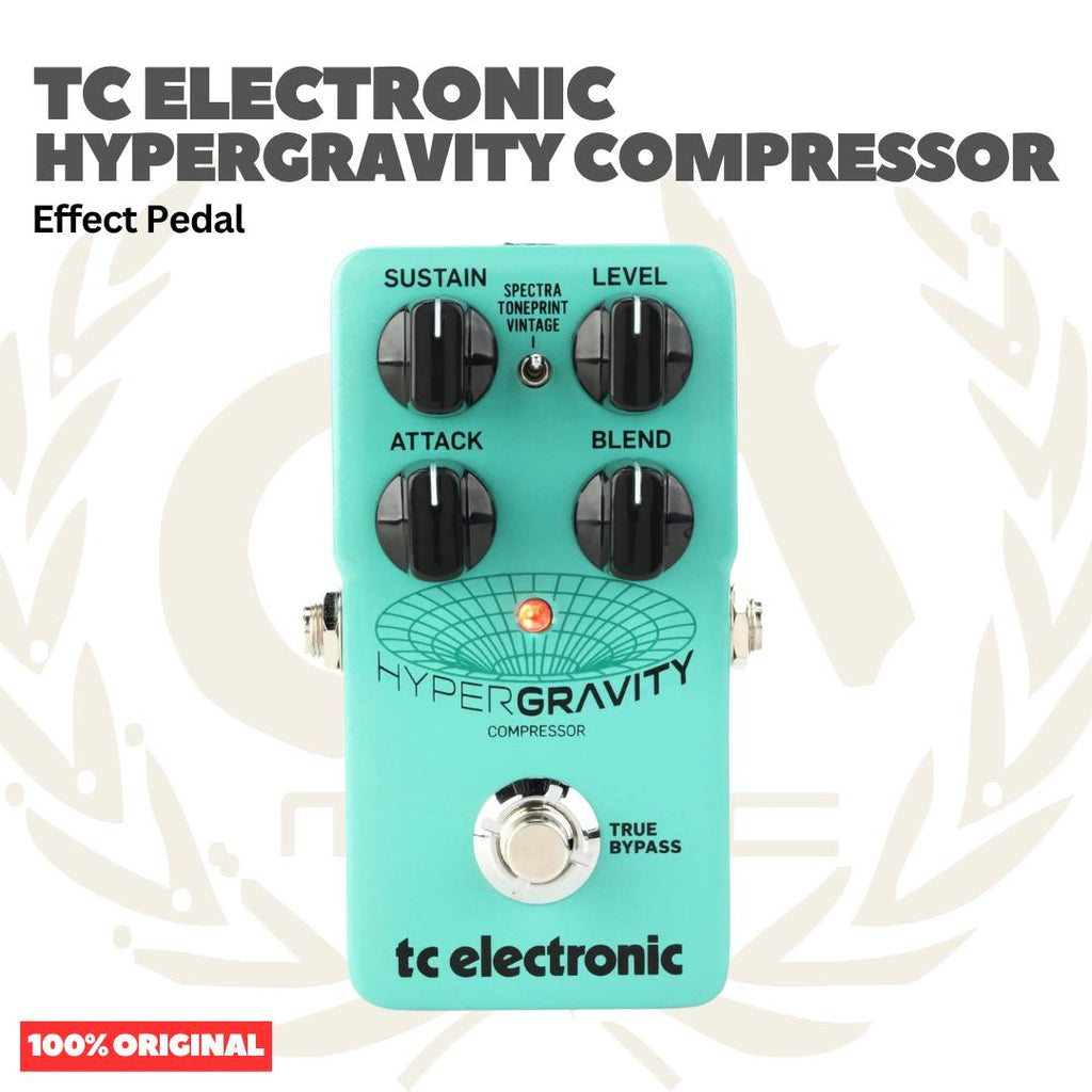 TC Electronic Hypergravity Compressor Guitar Effect Pedal - Pedal Efek Gitar Bass