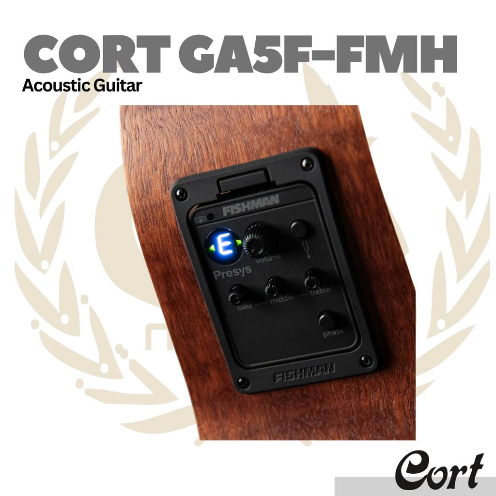 Cort Grand Regal GA5F-FMH Acoustic Guitar - Gitar Akustik