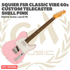 Squier FSR Classic Vibe 60s Custom Telecaster Electric Guitar - Gitar Listrik Elektrik Original Asli